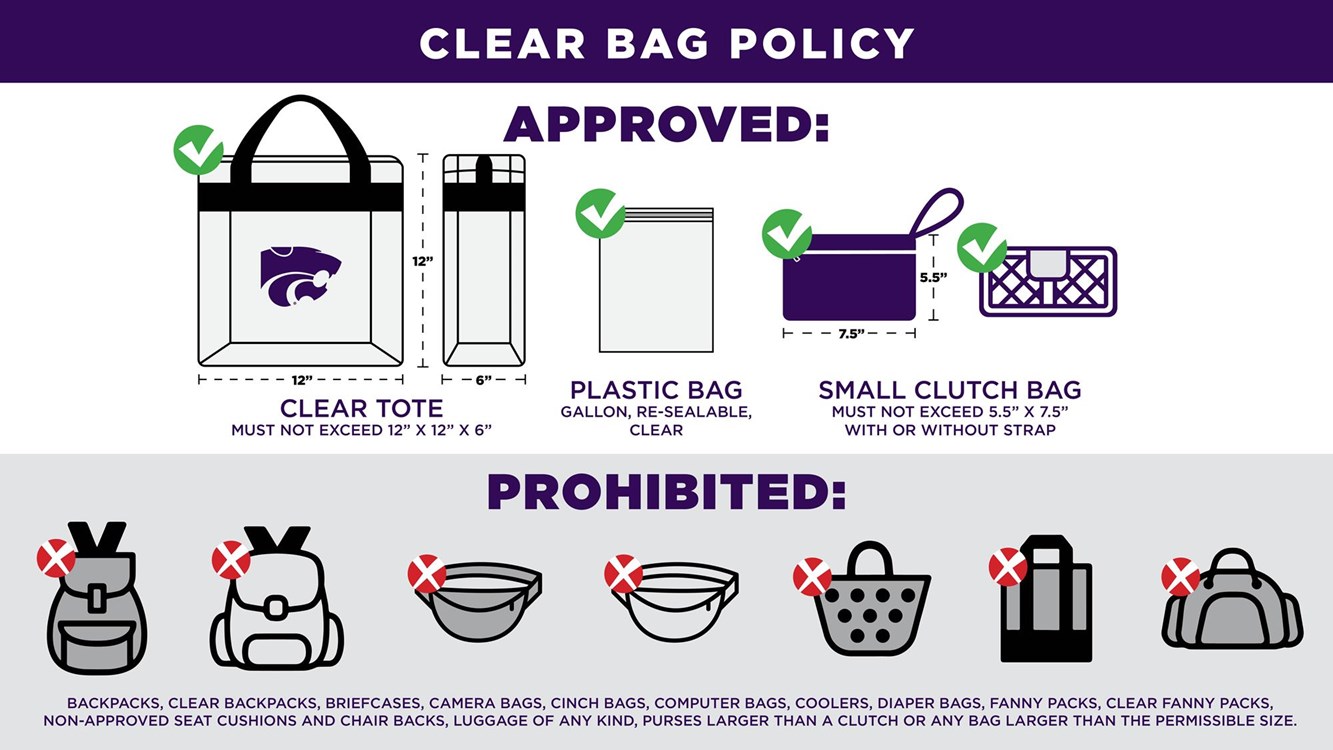 Kansas State Football Bag Policy