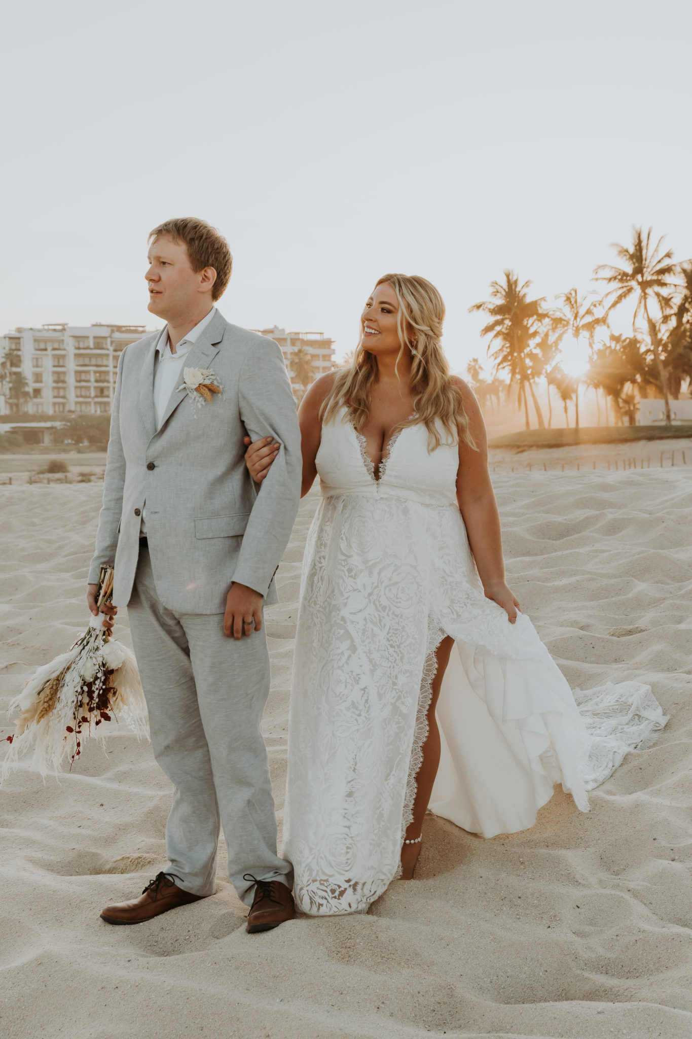 My Plus Size Beach Wedding Dress from Grace Loves Lace