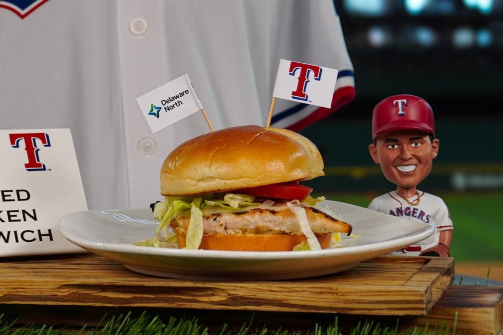 new food item at teas rangers baseball games 2026