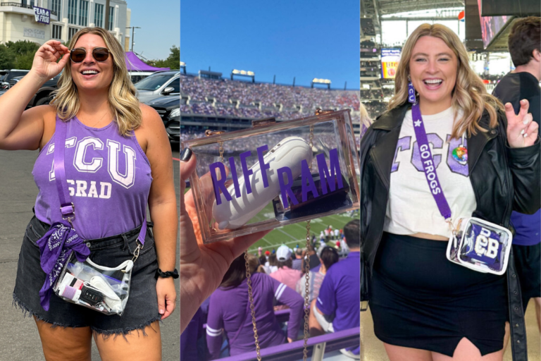 16 Cute Stadium Approved Bags for TCU Games - TCU Clear Bags