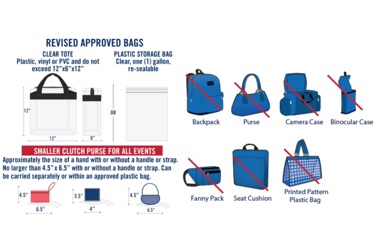 Best Stadium Approved Clear Bags for Dallas Cowboys Games